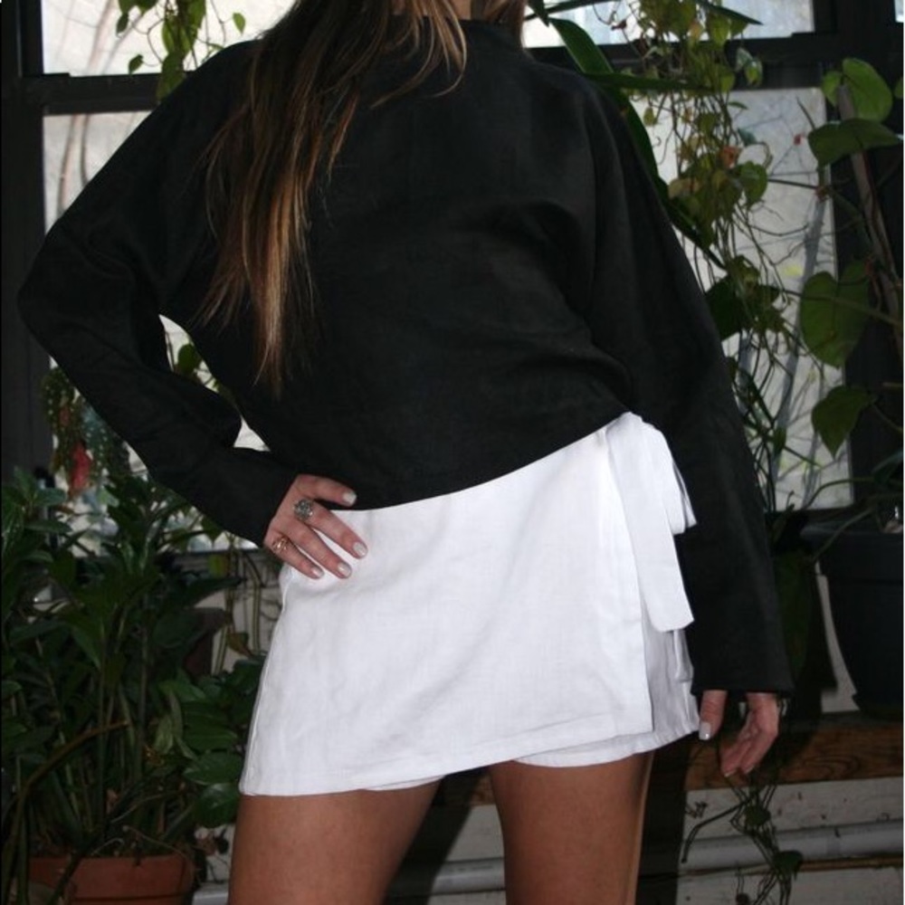 Sir the label kai tie linen skort